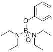 PHENYL N,N,N',N'-TETRAETHYLPHOSPHORODIAMIDATE Struktur