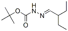 Hydrazinecarboxylic acid, (2-ethylbutylidene)-, 1,1-dimethylethyl ester (9CI) Struktur