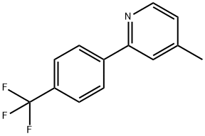 4-METHYL-2-(4-TRIFLUOROMETHYL-PHENYL)-PYRIDINE Struktur