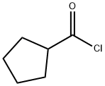 Cyclopentanecarbonyl chloride Struktur