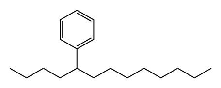 5-phenyltridecane Struktur