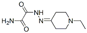 Acetic acid, aminooxo-, (1-ethyl-4-piperidinylidene)hydrazide (9CI) Struktur