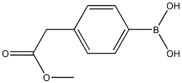 (4-METHOXYCARBONYLMETHYLPHENYL)BORONIC ACID Struktur