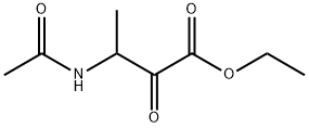 Butanoic  acid,  3-(acetylamino)-2-oxo-,  ethyl  ester Struktur