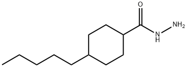 Cyclohexanecarboxylic acid, 4-pentyl-, hydrazide (9CI) Struktur