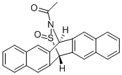 13,6-N-SULFINYLACETAMIDOPENTACENE, 97 Struktur