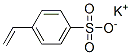 P-STYRENESULFONIC ACID POTASSIUM SALT Struktur