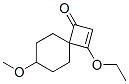 Spiro[3.5]non-2-en-1-one, 3-ethoxy-7-methoxy- (9CI) Struktur