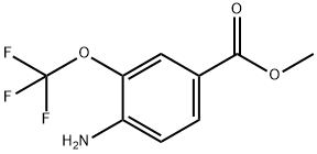 Methyl 4-amino-3-(trifluoromethoxy)benzoate Struktur