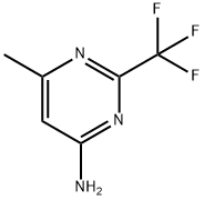 6-methyl-2-(trifluoromethyl)pyrimidin-4-amine Struktur