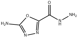 1,3,4-Oxadiazole-2-carboxylicacid,5-amino-,hydrazide(9CI) Struktur