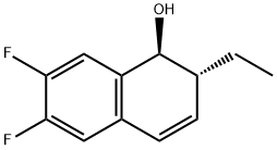 1-Naphthalenol,2-ethyl-6,7-difluoro-1,2-dihydro-,(1S,2R)-(9CI) Struktur