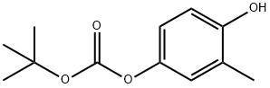 4-[(tert-Butoxycarbonyl)oxy]-2-methylphenol Struktur