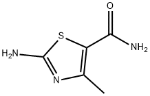 5-Thiazolecarboxamide,2-amino-4-methyl-(9CI) Struktur