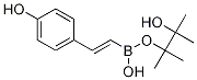 4-hydroxy-trans-beta-styrylboronic acid pinacol ester Struktur