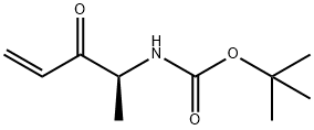 Carbamic acid, [(1S)-1-methyl-2-oxo-3-butenyl]-, 1,1-dimethylethyl ester (9CI) Struktur