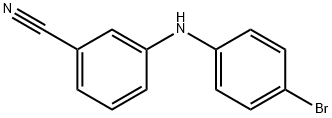 N-(4-BROMOPHENYL-N-(3-CYANOPHENYL)AMINE
 Struktur