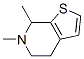 Thieno[2,3-c]pyridine, 4,5,6,7-tetrahydro-6,7-dimethyl- (9CI) Struktur