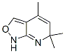 Isoxazolo[3,4-b]pyridine, 1,6-dihydro-4,6,6-trimethyl- (9CI) Struktur