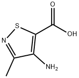 4-aMino-3-Methyl-1,2-thiazole-5-carboxylic acid Struktur