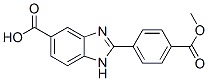 2-(4-Methoxycarbonylphenyl)-1H-benzimidazole-5-carboxylic acid Struktur