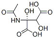 Aspartic  acid,  N-acetyl-2,3-dihydroxy- Struktur