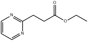 2-Pyrimidinepropanoic acid, ethyl ester (9CI) Struktur