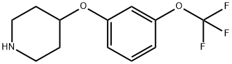 4-[3-(TRIFLUOROMETHOXY)PHENOXY]PIPERIDINE Struktur