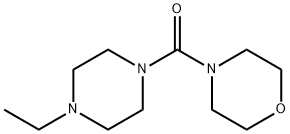 Morpholine, 4-[(4-ethyl-1-piperazinyl)carbonyl]- (9CI) Struktur