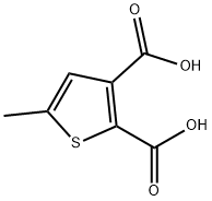 5-Methylthiophene-2,3-dicarboxylic Acid Struktur