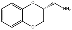 (R)-2,3-dihydro-1,4-Benzodioxin-2-methanamine Struktur