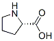 (2S)-pyrrolidine-2-carboxylic acid Struktur