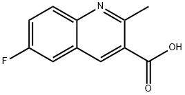 6-FLUORO-2-METHYLQUINOLINE-3-CARBOXYLIC ACID Struktur