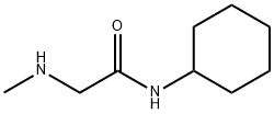 N-cyclohexyl-2-(methylamino)acetamide Struktur