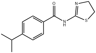 Benzamide, N-(4,5-dihydro-2-thiazolyl)-4-(1-methylethyl)- (9CI) Struktur