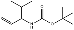 Carbamic acid, [1-(1-methylethyl)-2-propenyl]-, 1,1-dimethylethyl ester (9CI) Struktur