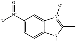 1H-Benzimidazole,2-methyl-5-nitro-,3-oxide(9CI) Struktur