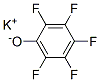 Potassium pentafluorophenolate Struktur