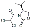 2-Oxazolidinone, 3-(dichloroacetyl)-4-(1-methylethyl)-, (4S)- (9CI) Struktur