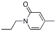 2(1H)-Pyridinone, 4-methyl-1-propyl- (9CI) Struktur