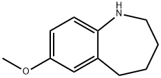 7-METHOXY-2,3,4,5-TETRAHYDRO-1H-BENZO[B]AZEPINE HYDROCHLORIDE Struktur