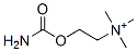 N,N,N-Trimethyl-2-(carbamoyloxy)ethanaminium Struktur