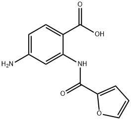 Benzoic acid, 4-amino-2-[(2-furanylcarbonyl)amino]- (9CI) Struktur