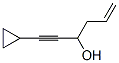 5-Hexen-1-yn-3-ol, 1-cyclopropyl- (9CI) Struktur