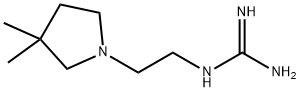 1-[2-(3,3-Dimethylpyrrolizino)ethyl]guanidine Struktur