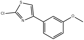 2-CHLORO-4-(3-METHOXYPHENYL)THIAZOLE Struktur