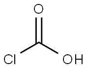 chlorocarbonic acid Struktur