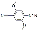 4-cyano-2,5-dimethoxybenzenediazonium Struktur