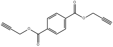 diprop-2-ynyl benzene-1,4-dicarboxylate Struktur