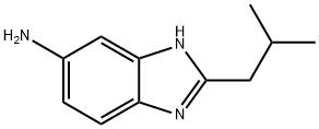 2-ISOBUTYL-1H-BENZOIMIDAZOL-5-YLAMINE Struktur